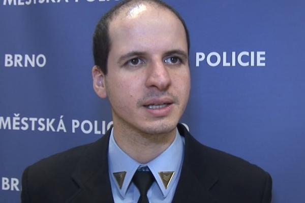 Jakub Ghanem, mluvčí brněnských strážníků