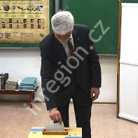 Petr Pavel odevzdal svůj hlas Petr Pavel odevzdal svůj hlas