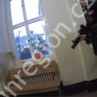 Zásah policistů v Ječné ulici